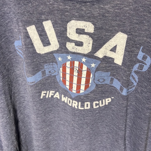 FIFA World Cup Brazil Team USA Tee Color Blue Size XXL - Picture 2 of 5